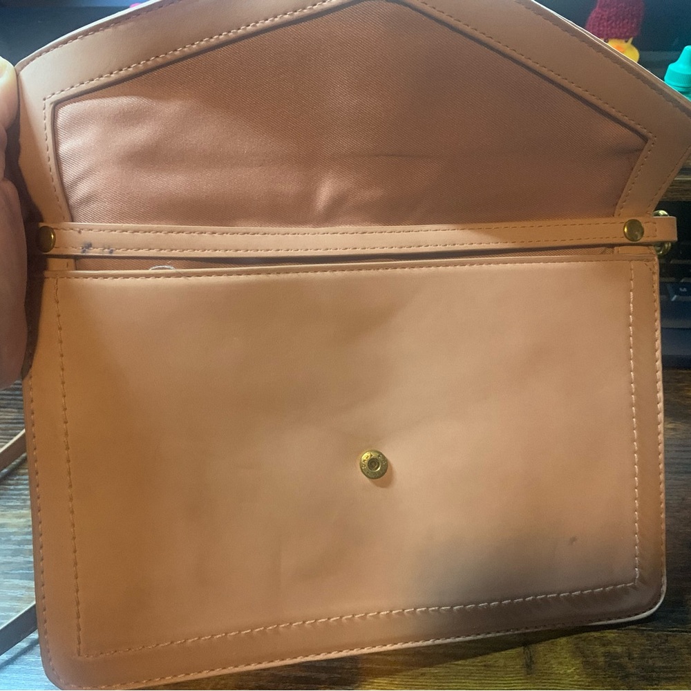 Universal Thread Light Brown Crossbody- Clutch - image 5